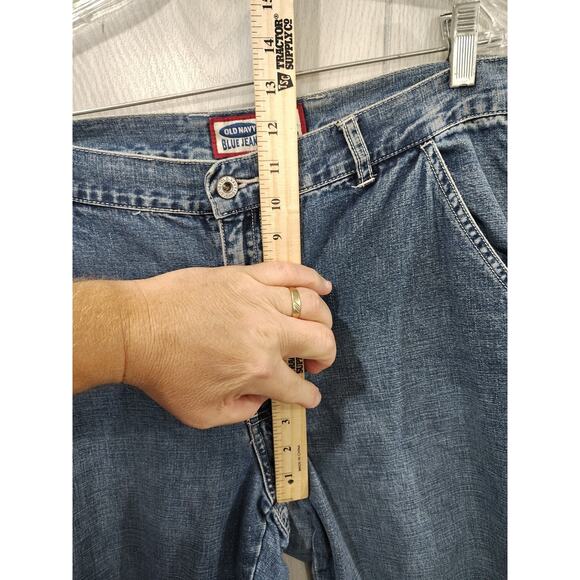 Vintage Old Navy Blue Jeans Baggy Y2K 90s Grunge Skater Festival - Picture 9 of 12